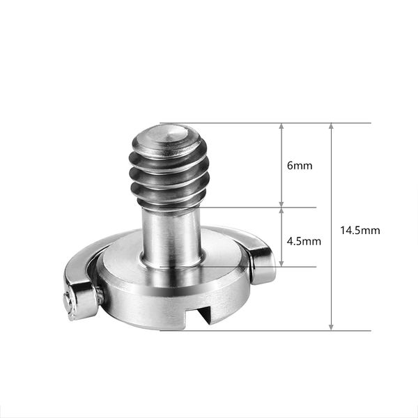 SMALLRIG QUICK RELEASE CAMERA FIXING SCREW 1/4 INCH 838 1127 foto