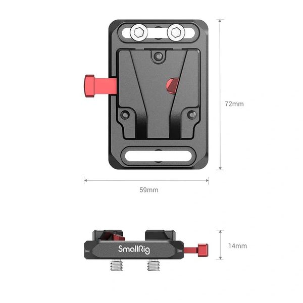 Mini V Mount Battery Plate 8021 foto