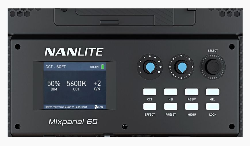 NanLite MixPanel 60 Full Color (RGBW) LED Panel Light 1080 foto