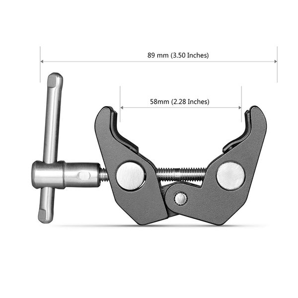 SMALLRIG SUPER CLAMP WITH 1/4 AND 3/8 THREAD 1128 foto