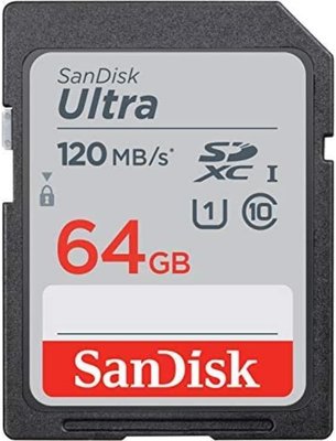 SanDisk 64GB SDXC Memory Card 120 MB/s 1110 foto