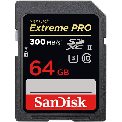 SanDisk Extreme Pro SDXC 64GB 300MB/s, UHS-II, U3, V90 1112 foto