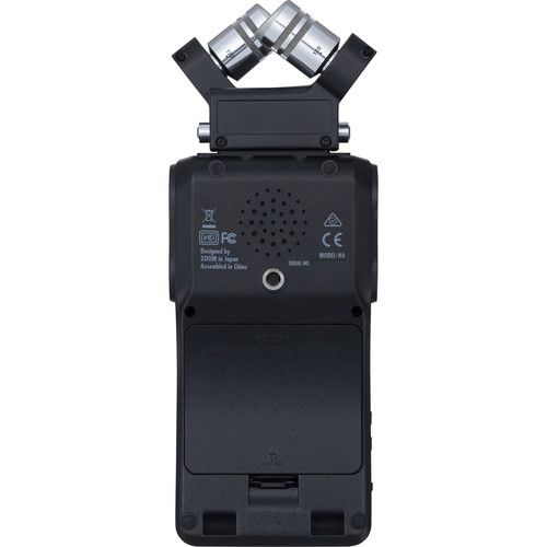 Zoom H6 All Black 6 Input / 6-Track Portable Handy Recorder with Single Mic Capsule 1145 foto