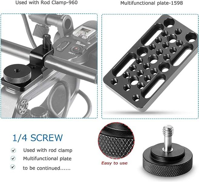 SMALLRIG 1/4 INCH THUMB SCREW 1116 foto