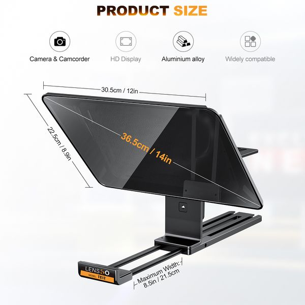 LENSGO TC12 Teleprompter 8050 foto