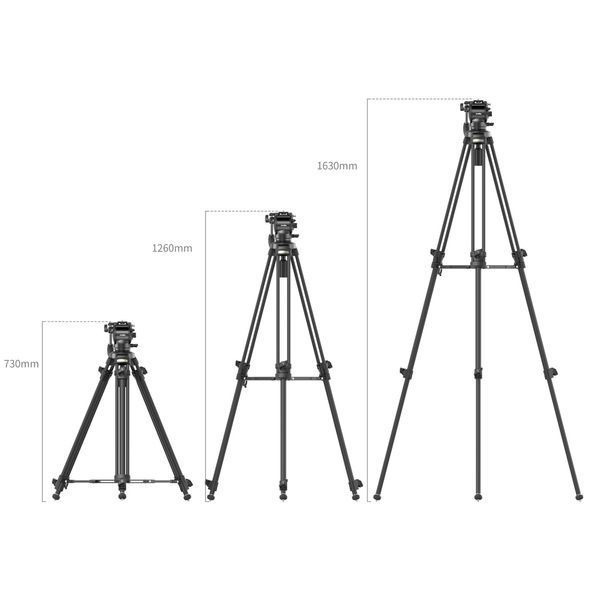 SmallRig Lightweight Video Carbon Fiber Tripod Kit AD-50 4685 8064 foto