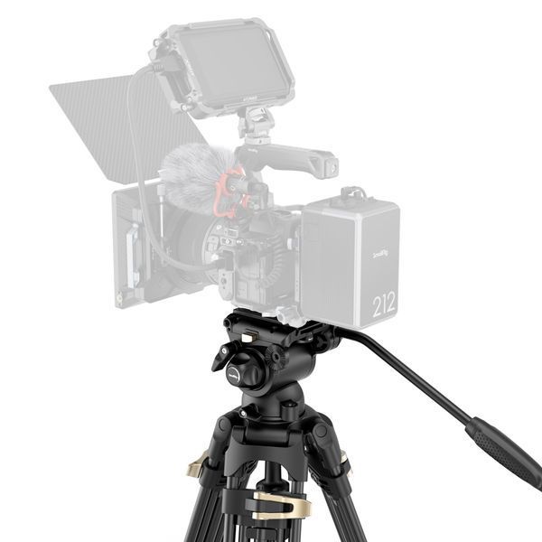 SmallRig Heavy-Duty Fluid Head Tripod Kit AD-01S 4686 8065 foto
