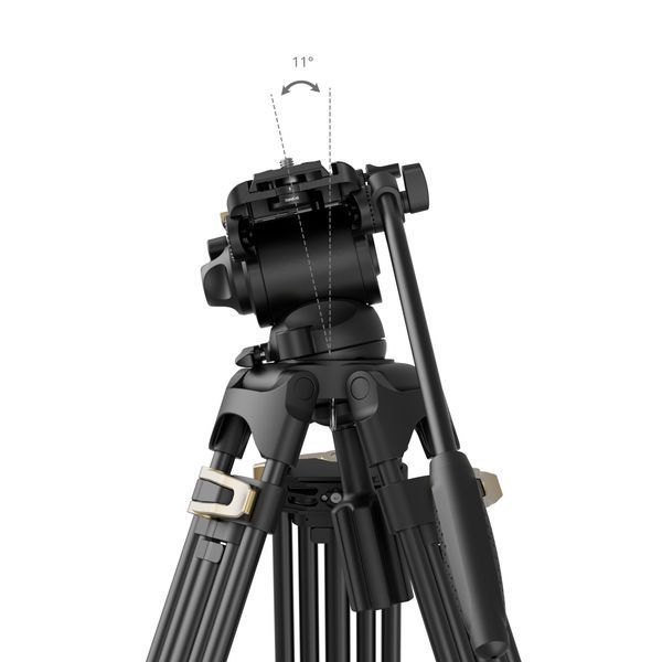 SmallRig Heavy-Duty Fluid Head Tripod Kit AD-01S 4686 8065 foto