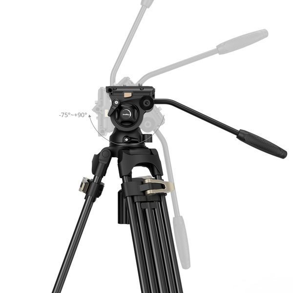 SmallRig Heavy-Duty Fluid Head Tripod Kit AD-01S 4686 8065 foto