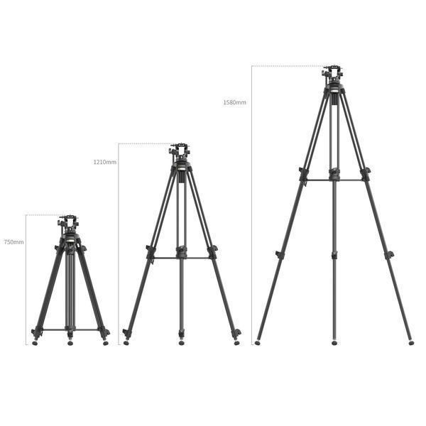 SmallRig Lightweight Video Tripod Kit AD-50 Lite 4684 8066 foto