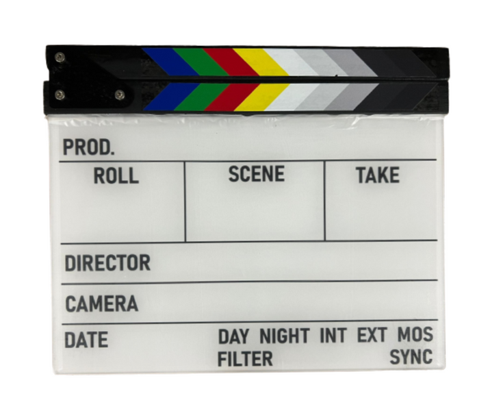 Clacheta / Clapperboard WHITE 1148w foto